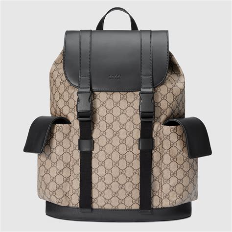 gucci black back|Gucci backpacks for cheap.